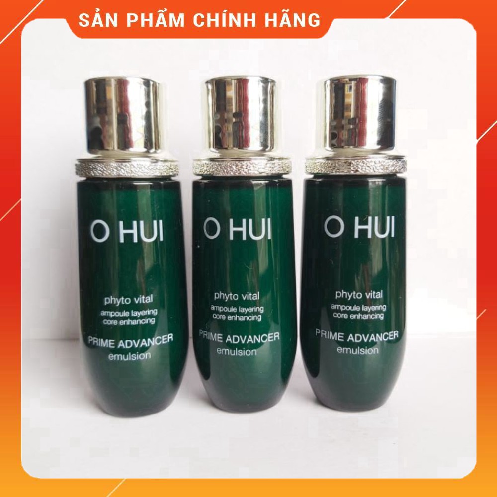 Sữa Dưỡng Ohui Prime Advancer Emulsion  Giúp Da Sáng Bóng Khỏe Mạnh Và Cải Thiện Nếp Nhăn 20ml.