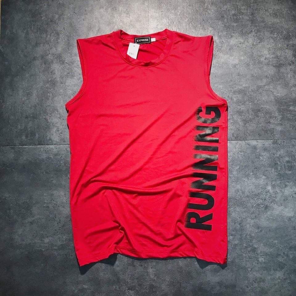 Áo ba lỗ nam Urano , Áo tanktop sát nách nam RUNNING