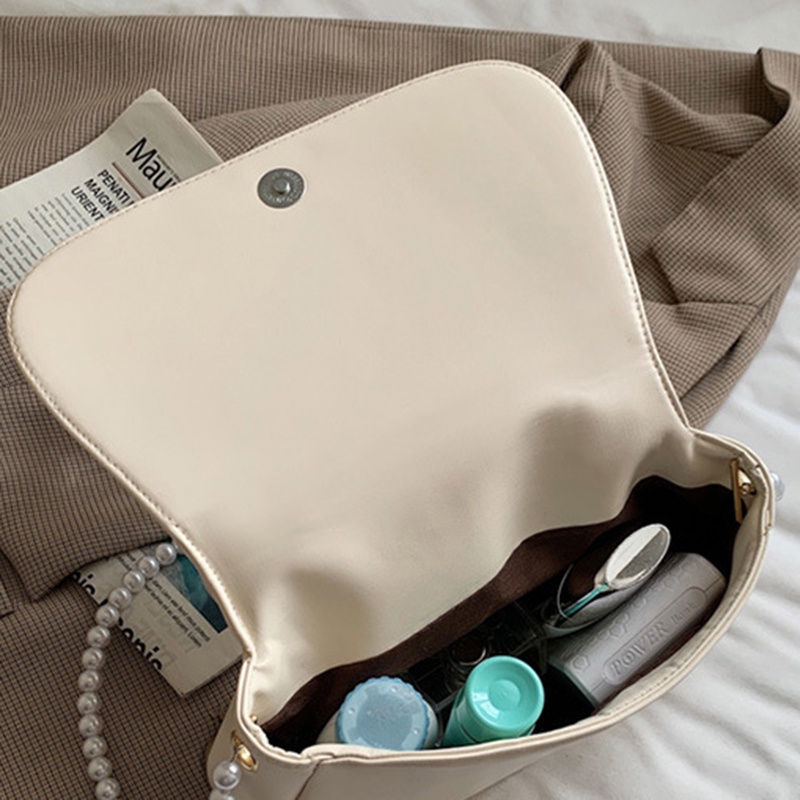 IELGY Túi Đeo Chéo Hình Đám Mây Nhỏ Xinh Đính Ngọc Trai Thời Trang Hàn Quốc