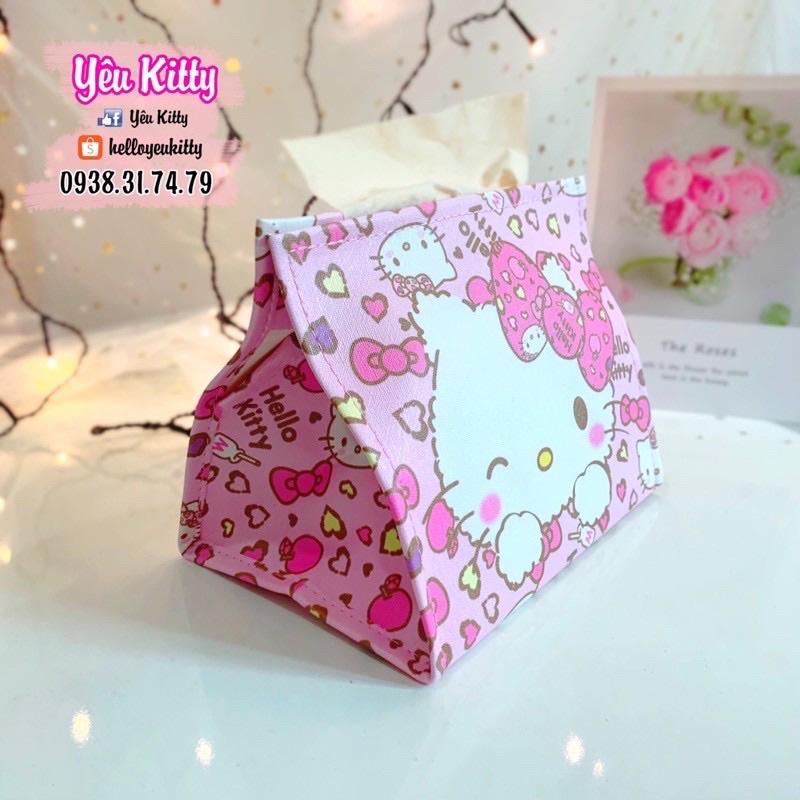 BỌC ĐỰNG KHĂN GIẤY HELLO KITTY