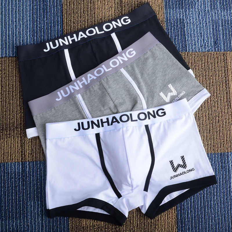 Quần lót boxer cotton lưng cao thời trang cho nam