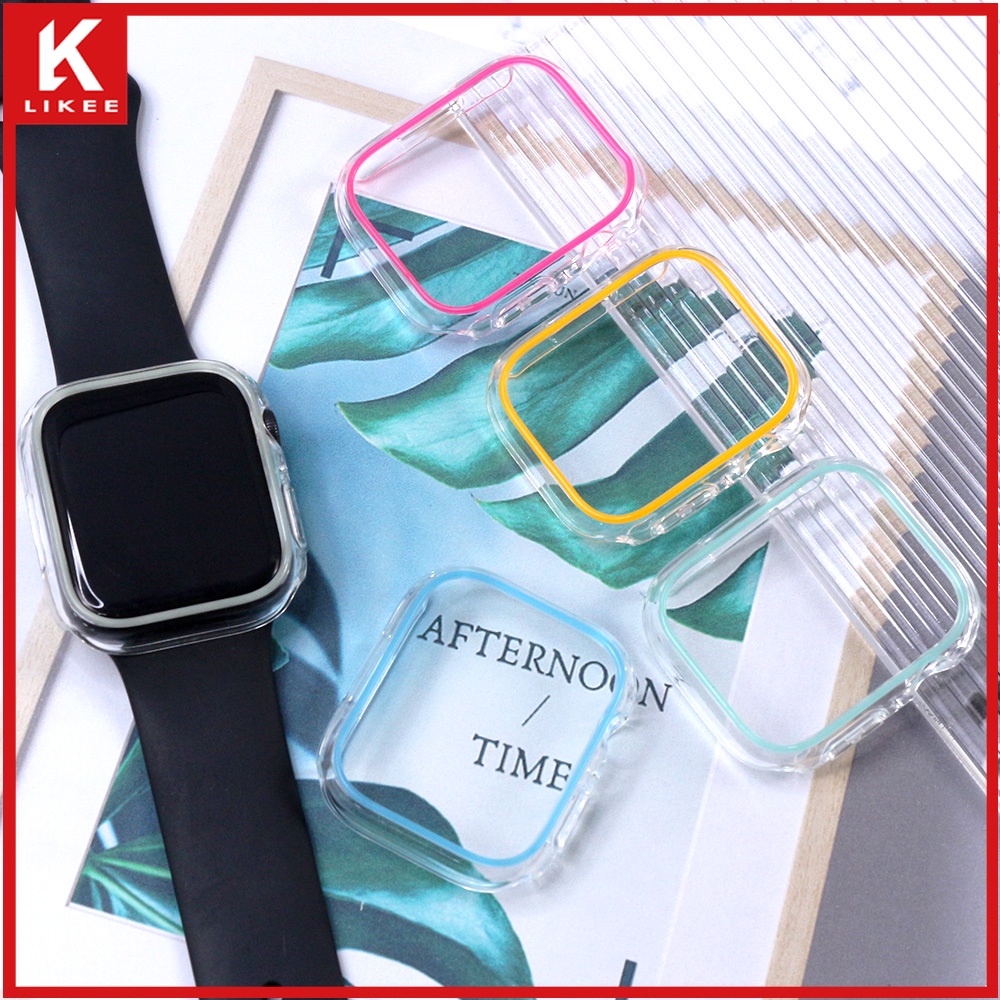 Ốp Bảo Vệ Dành Cho Đồng Hồ Thông Minh Apple watch series 7 6 5 4 3 2 1 SE 41mm 45mm 38mm 40mm 42mm 44mm