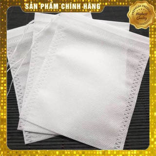 Túi lọc trà / túi vải không dệt có dây rút đầy đủ size ( bán lẻ)
