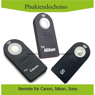 Hình ảnh Điều khiển từ xa, điều khiển bằng hồng ngoại, remote cho máy ảnh Canon/ Nikon/ Sony