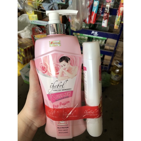 Sữa Tắm Theboy 650g Hoa Hồng Diếp Cá Nước Hoa Pháp