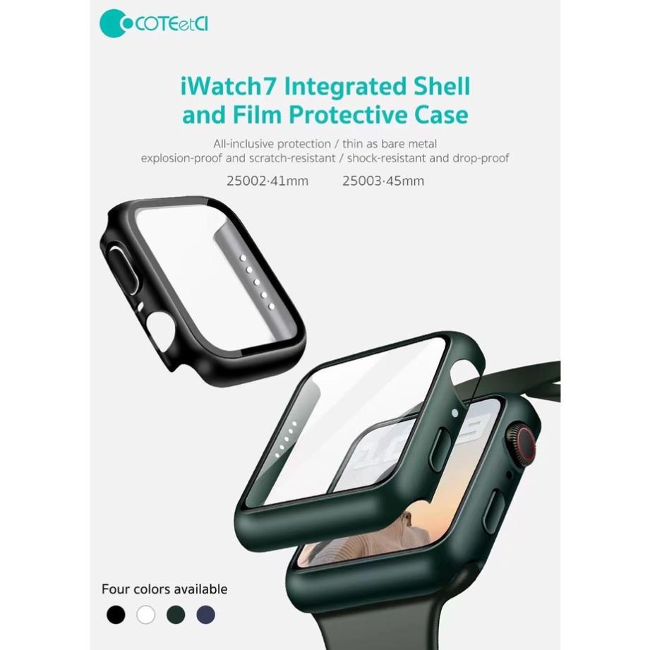 Ốp Bảo Vệ Apple Watch Series 7/6/5/4/3/2 cảm ứng mượt - chính hãng Coteetci