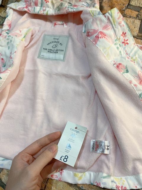 Áo Khoác hoa phối George