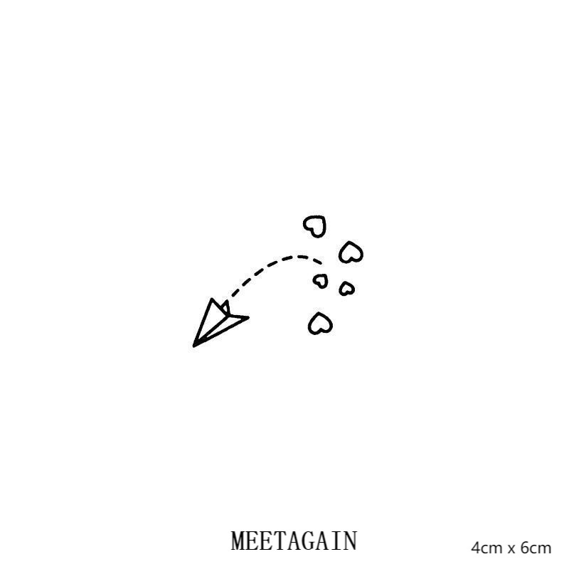 Hình xăm dán tạm thời 15 ngày S-012 chống nước 4cm x 6cm