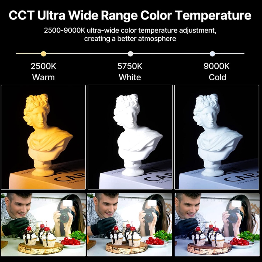 ULANZI VL60 RGB  - Đèn LED Đổi Màu Tích Hợp Pin 2450mAh  | Hàng Chính Hãng