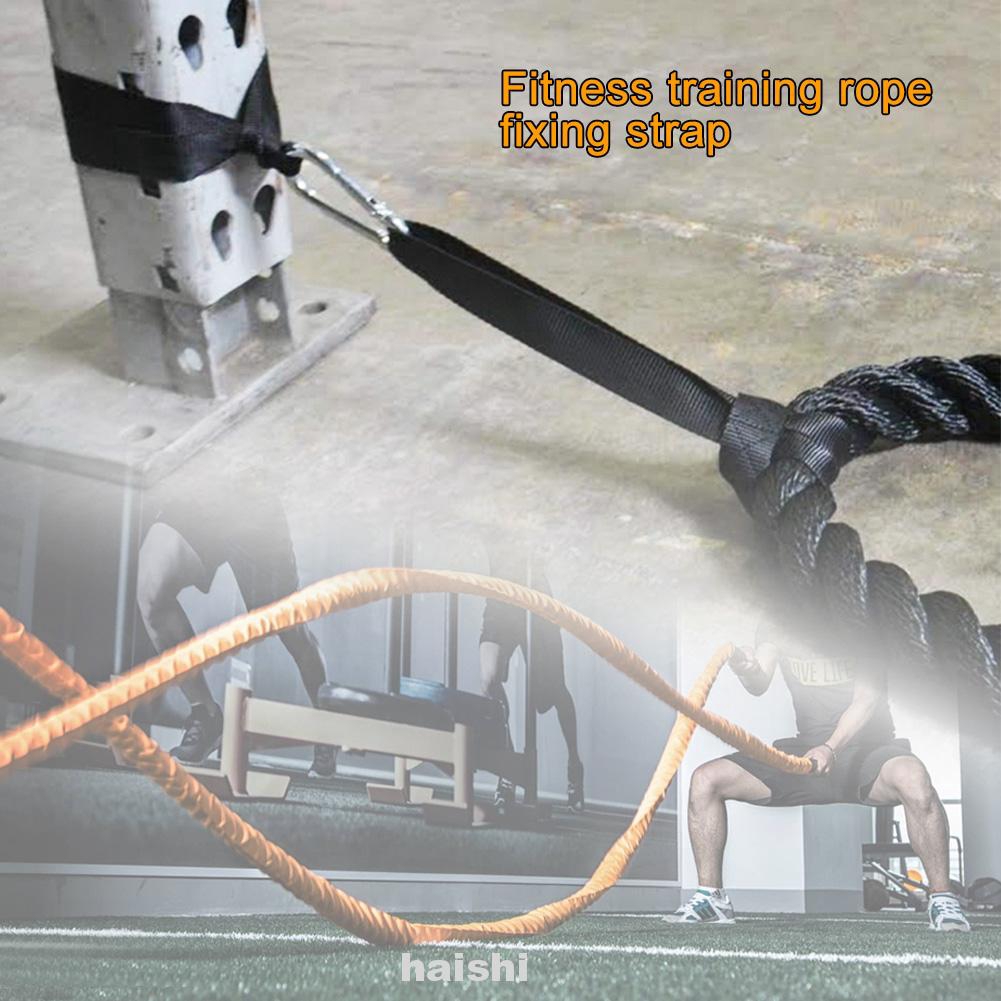 Bộ dây neo kèm móc gài giữ dụng cụ tập luyện thể lực tại nhà và trong phòng gym dễ gắn