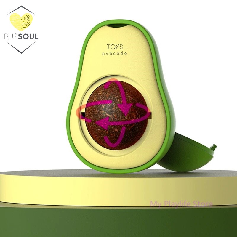 - Cỏ mèo dán tường  - Giảm STRESS, trị búi lông dạ dày mèo - Hình Cua nhỏ, Trái bơ