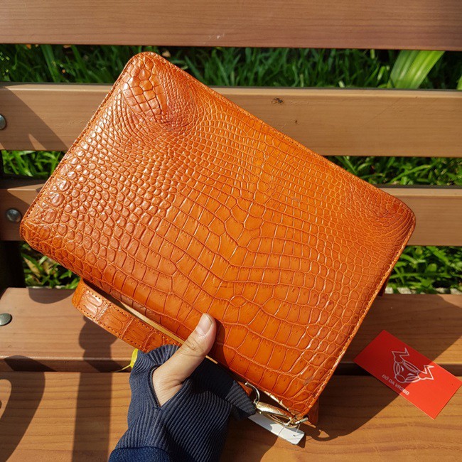 Clutch Da Cá Sấu Nam CA0708-VC