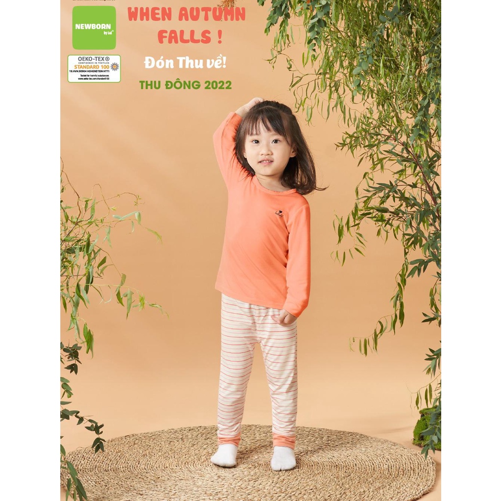 Bộ dài tay bé gái Lullaby - chất sợi tre siêu mềm mát, co giãn, kháng khuẩn