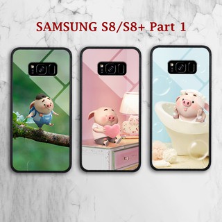Bộ ốp lưng Samsung S8/S8+ kính hình heo cực kì dễ thương part 1 mã từ 1-20