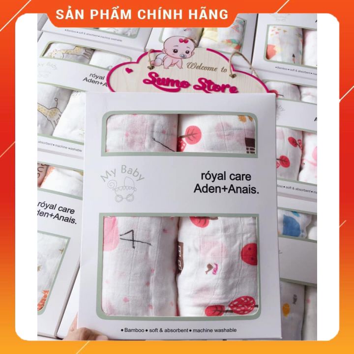 [GIÁ HỦY DIỆT - SIÊU TIẾT KIỆM] - Hộp 2 khăn tắm Aden sợi tre đa chức năng,