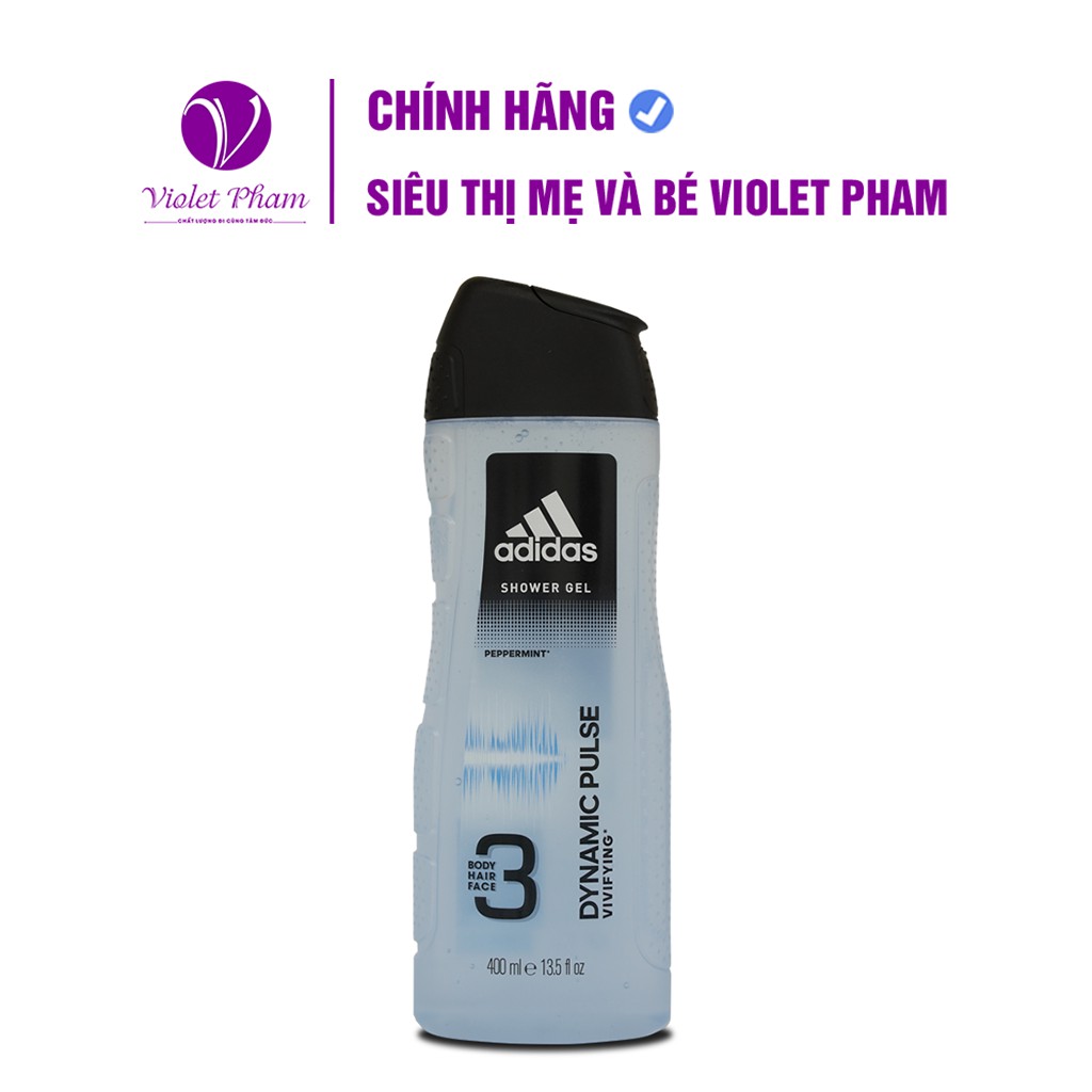 Sữa Tắm Gội Toàn Thân Nam Adidas Dynamic Pulse 400ml