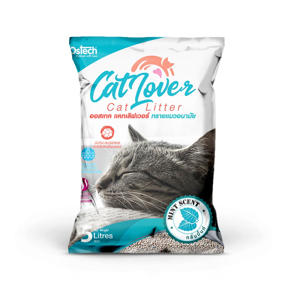 [Hà Nội] CÁT VỆ SINH MÈO OSTECH CATLOVER CAT LITTER - Chính Hãng