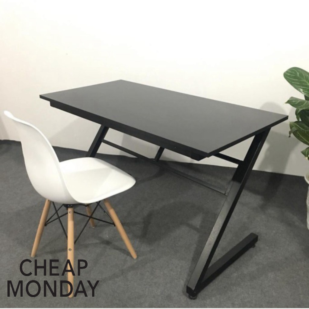 Bàn Gaming Chữ Z, Bàn làm việc, Bàn học, Chân Sắt 20x40  Mặt Gỗ 1,2m đầy đủ phụ kiện lắp ráp