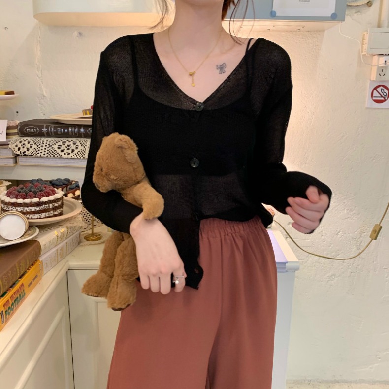 Áo Khoác Cardigan Tay Dài Màu Sắc Ngọt Ngào Cho Nữ | BigBuy360 - bigbuy360.vn