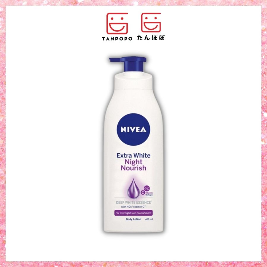[Có sẵn] [Chính hãng] Sữa Dưỡng Thể Nivea Extra White Night Nourish (Tím) - 400ml