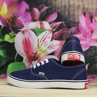 Giày Van Classic Cổ Thấp Xanh Navy Nữ