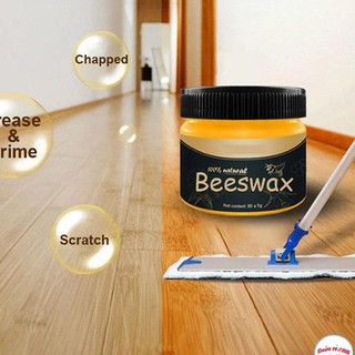 Sáp ong BEEWAX đánh bóng, làm mới, tạo ẩm sàn gỗ, bàn ghế, bàn làm việc, cầu thang, đồ trang trí [SÁP BEEWAX]