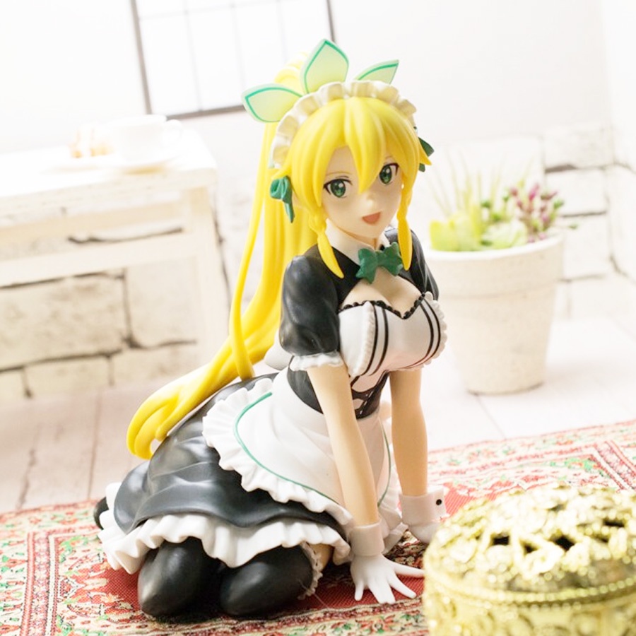 Mô Hình Figure Nhân Vật Anime Sword Art Online Memory Defrag - Leafa - EXQ Figure - Maid ver. (Bandai Spirits) chính hãn