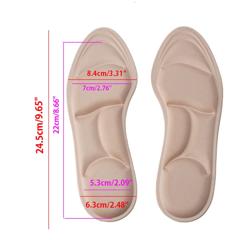 ✿ Miếng Xốp Lót Giày Cao Gót Mát Xa Chân 3D DIY