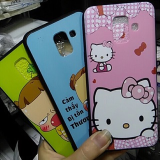 Ốp lưng samsung J6 Quỳnh aka kitty kèm iring