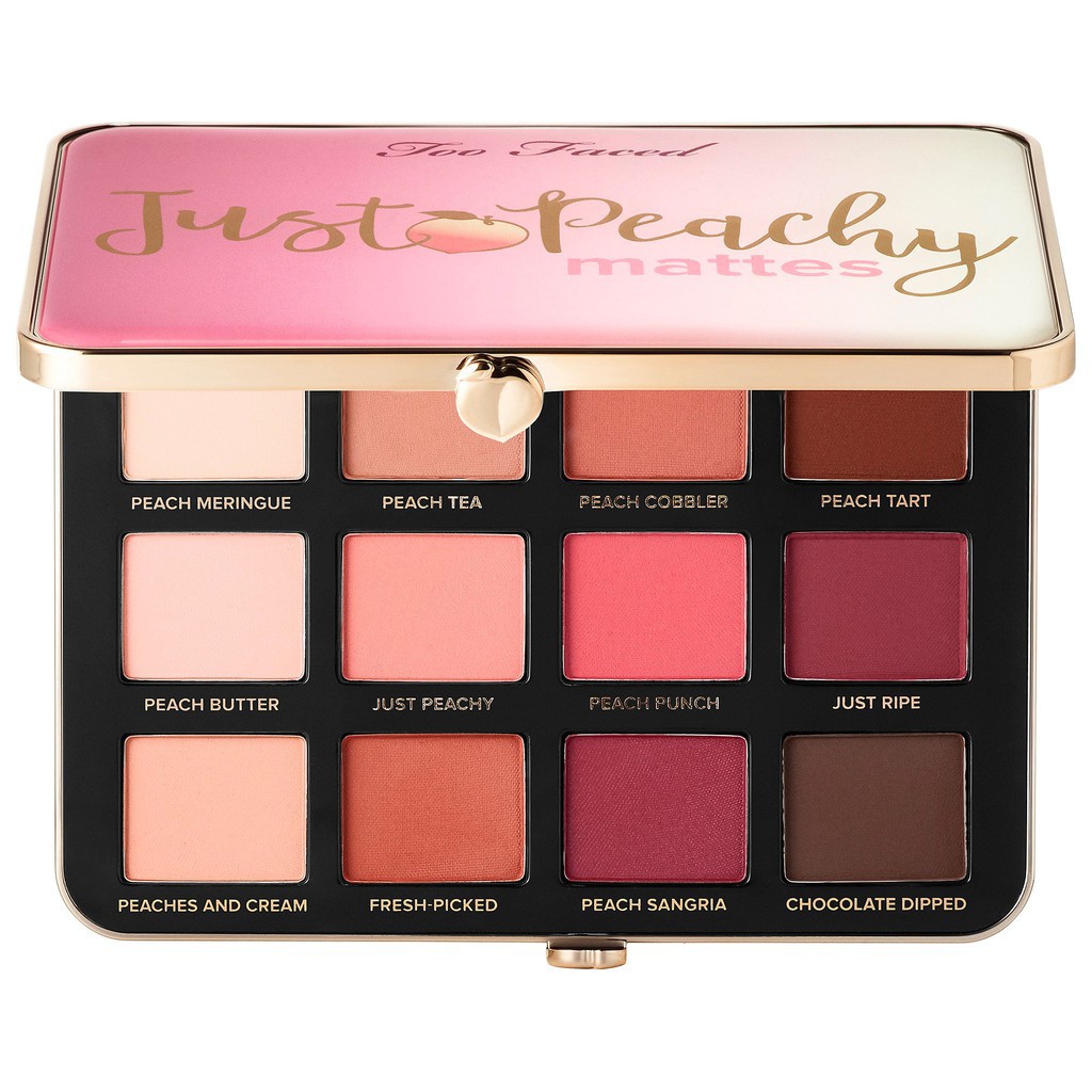 Bảng Mắt Too Faced Just Peachy Velvet Mattes Eyeshadow Palette