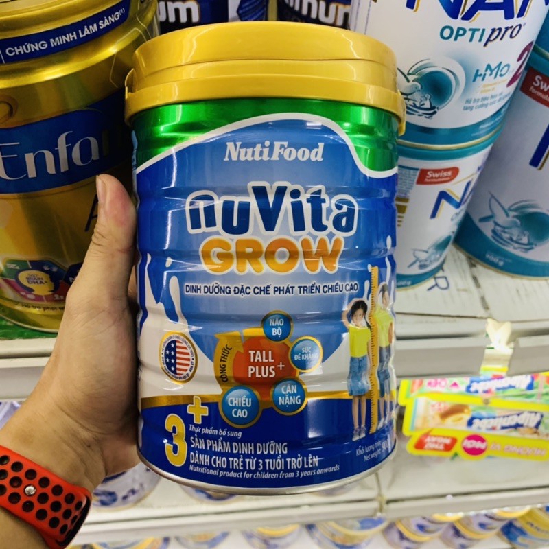 Sữa Nuvita Grow 3+ 900g (3 tuổi trở lên)