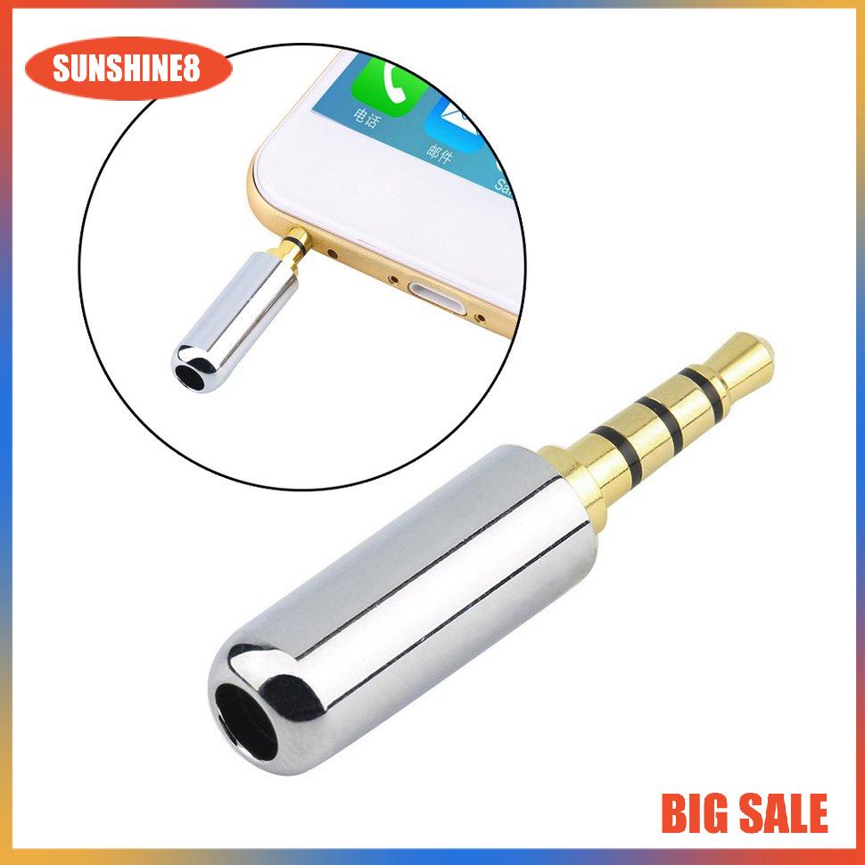【SUN】4 Pole 3.5mm Male Repair Headphone Jack Plug Metal Alloy Audio Soldering