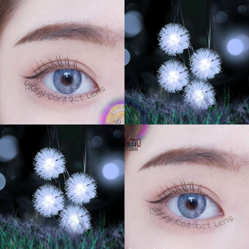 Gemstone Blue : lens cánh hoa ( Usagi Contact Lens)