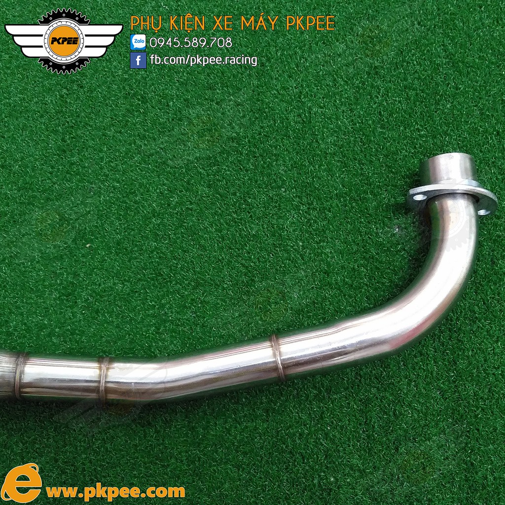 Cổ Pô Lon Tăng Inox Gắn Dream, Wave, Xe Trung Quốc, xe 50cc, Vario. Click - PKPEE