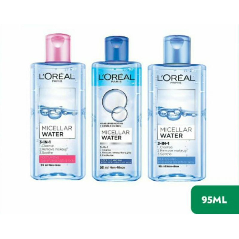 Nước tẩy trang L'oréal Micellar Water 3in1 95ml