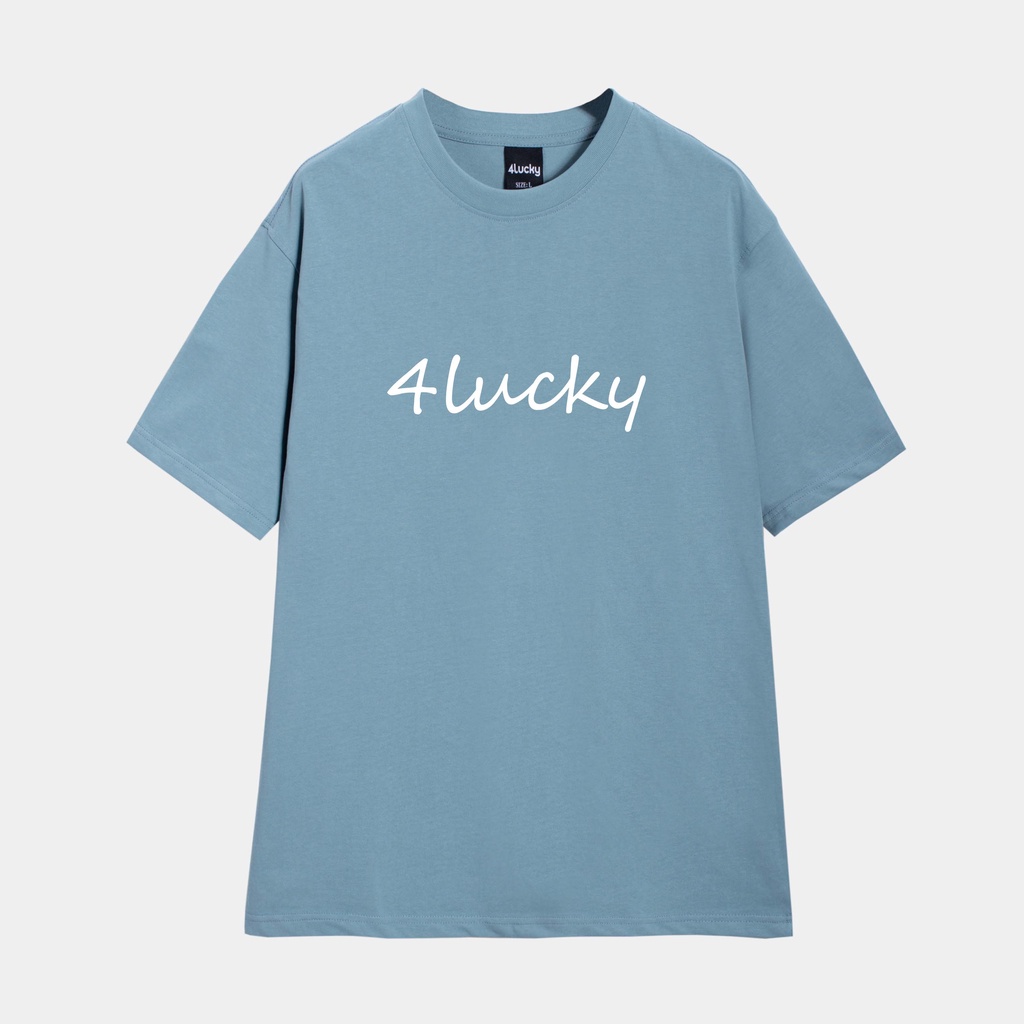 Áo thun unisex 4Lucky 6017 - form rộng oversize streetwear