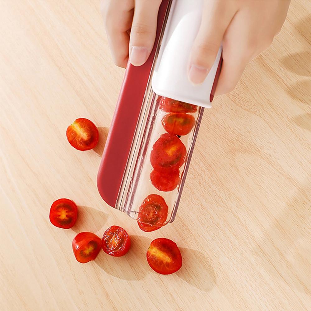 AUGUSTINA Dụng Cụ Cắt Nho / Rau Củ Tiện Lợi Cho Nhà Bếp