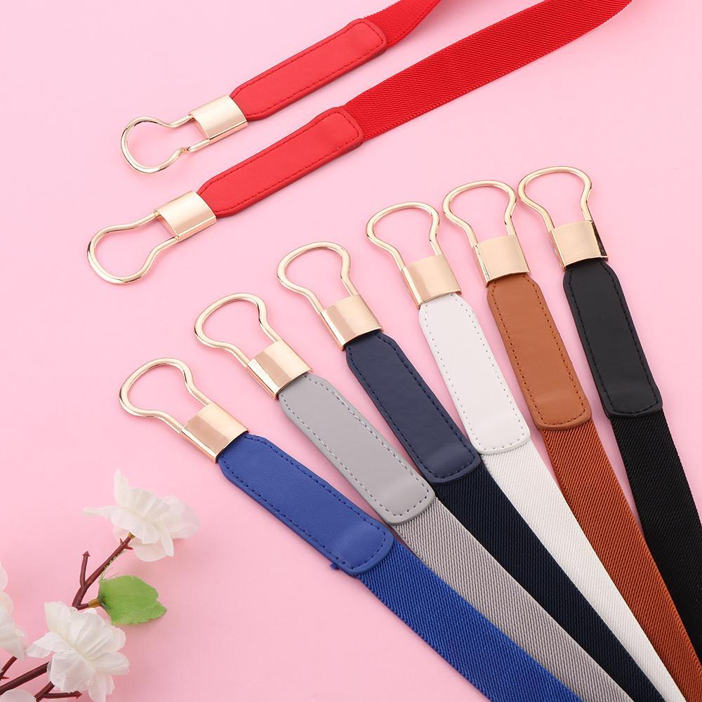 Thắt Lưng Da PU Bản Nhỏ Phối Đầm Có Thể Điều Chỉnh Thời Trang Mùa Hè