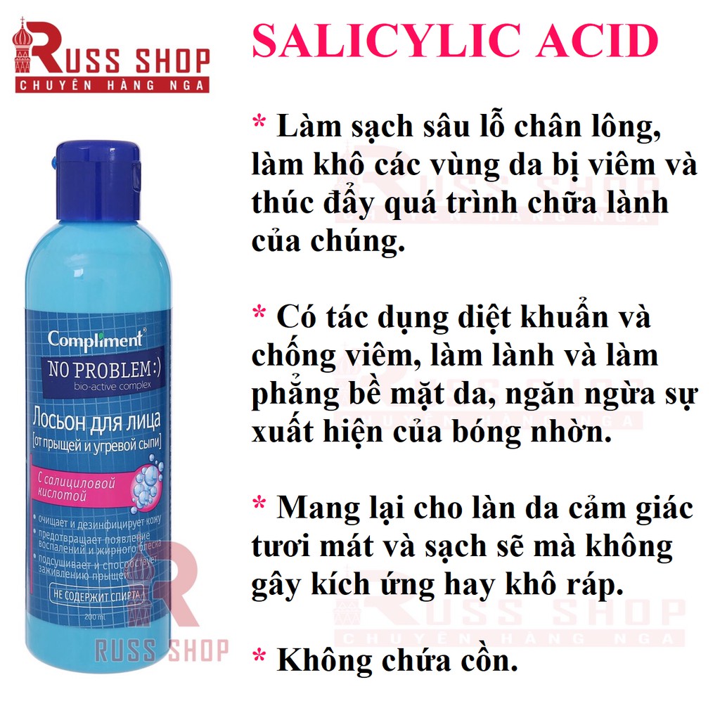 Toner Compliment No Problem Cho Da Nhờn Mụn