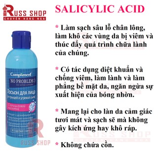 Toner Compliment No Problem Cho Da Nhờn Mụn