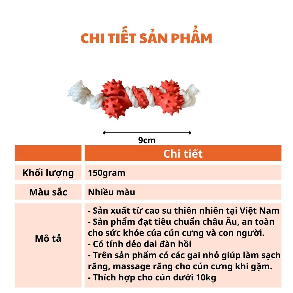 Đồ chơi cho chó hình xương có gai size nhỏ TPets giúp làm sạch răng cún - TP018