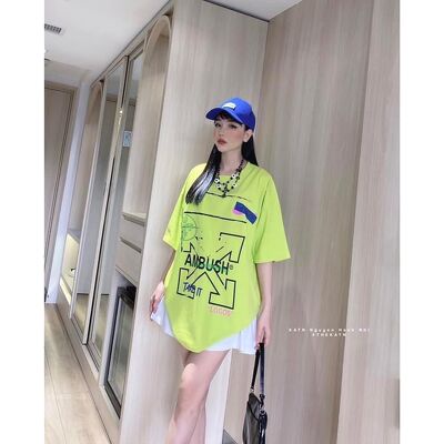 Áo phông AMBUSH mũi tên xanh cốm cá tính