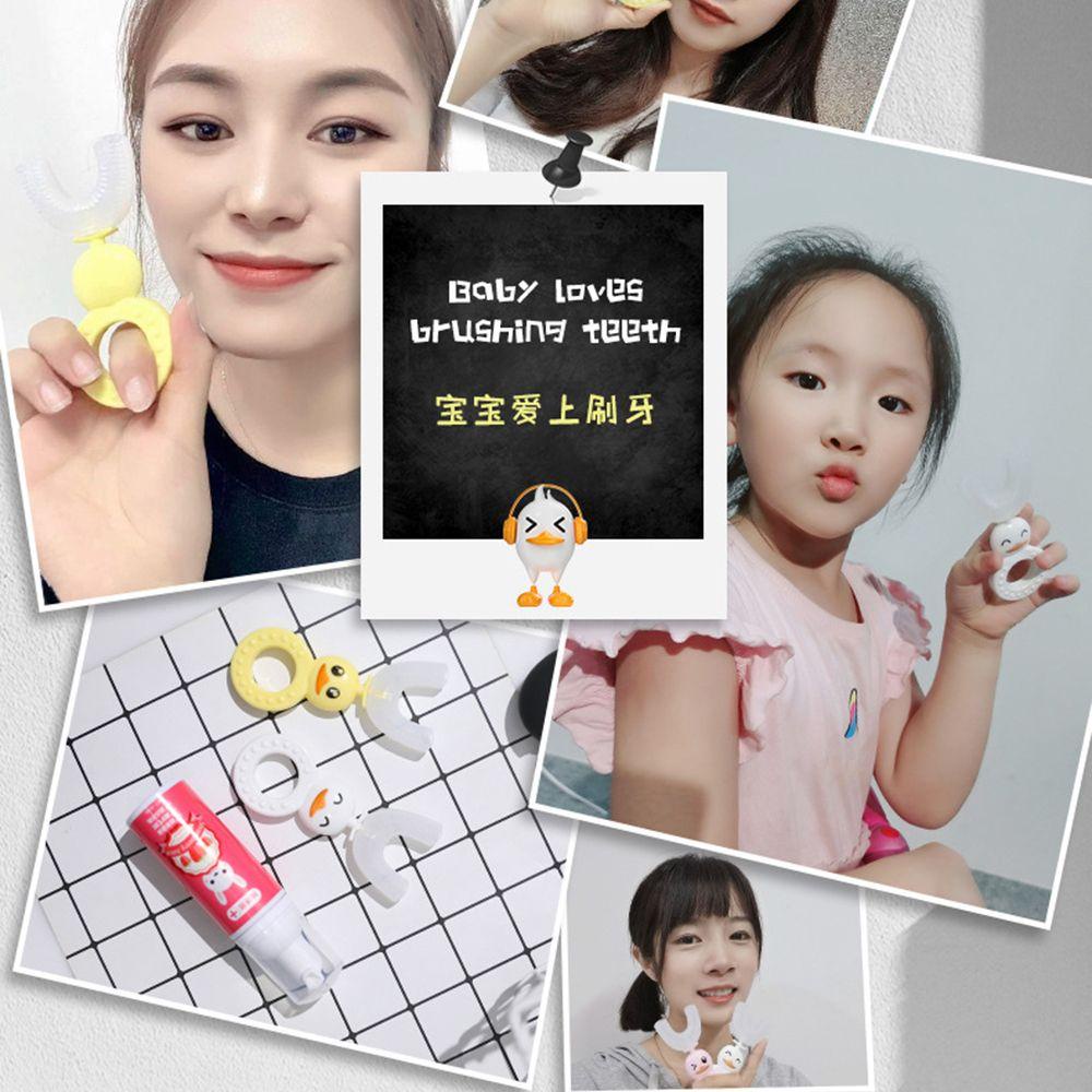 NIUYOU Bàn Chải Đánh Răng Hình Chữ U Cao Cấp Dành Cho Bé