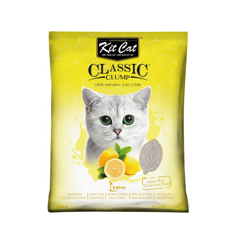 Cát đất sét vệ sinh cho mèo KIT CAT clumping 10L