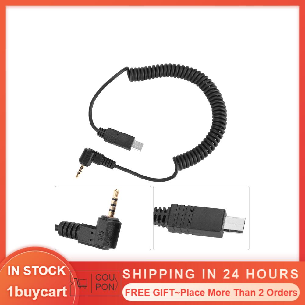 1buycart Camera Shutter Cable  Remote Control Hand Feeling Connecting Performance for Outdoor Travel
