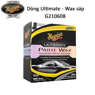 Meguiar's Wax làm bóng bề mặt sơn xe hơi dòng cao cấp - Ultimate Paste Wax - G210608, 8 oz