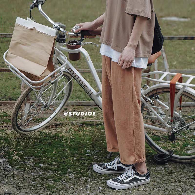 Quần đũi dáng dài Jack Lane, quần đũi nam nữ unisex ống rộng, JACKLANE