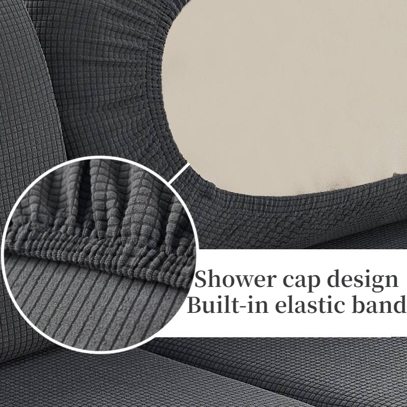 Vỏ Bọc Ghế Sofa 1 / 2 / 3 / 4 Chỗ Ngồi Bằng Vải Nhung Jacquard Sopa Đàn Hồi Chống Nước Trang Trí Phòng Khách