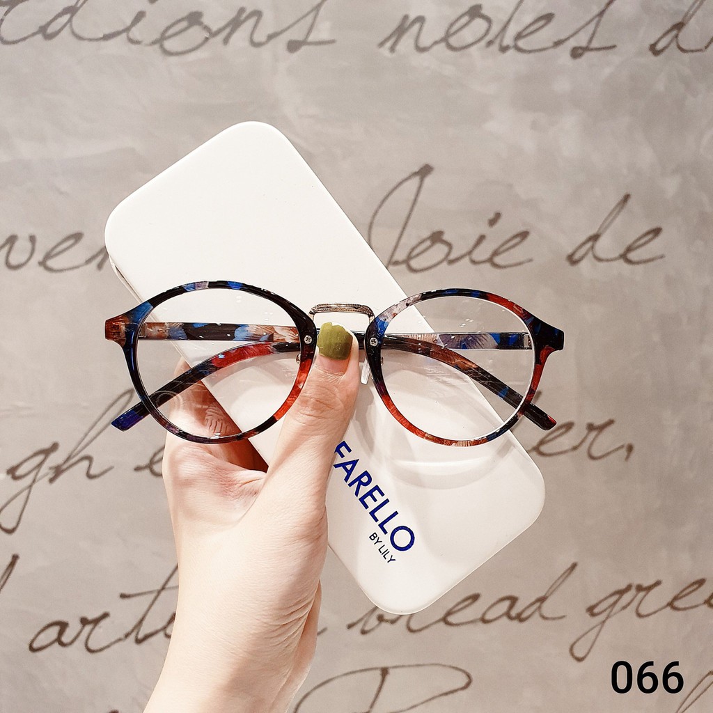 Gọng Kính Mắt Tròn Nữ Thời Trang L066 - Gọng Kính Cận Tròn Nữ Hàn Quốc Lilyeyewear | BigBuy360 - bigbuy360.vn