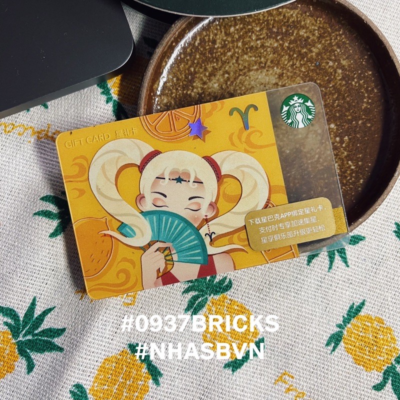 Thẻ sưu tầm Starbucks China Cung Hoàng đạo Zodiac